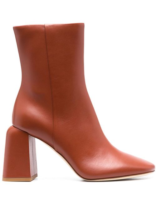 Imani 100mm leather ankle boots