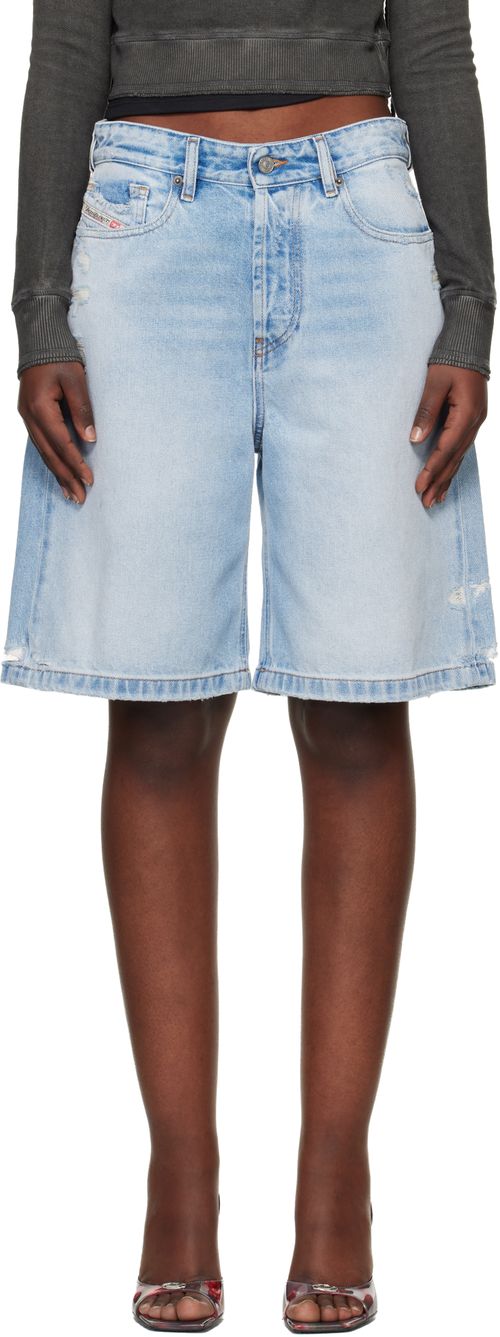 Blue De-Sire-Short Denim Shorts