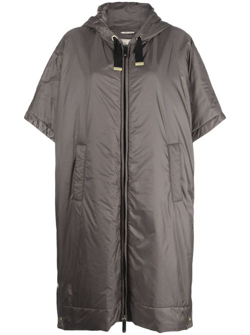 Padded hooded jacket - Grey
