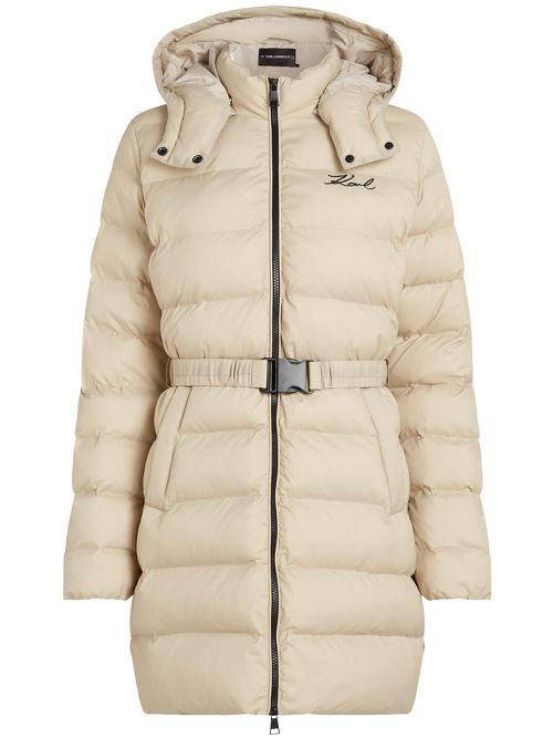 Signature puffer jacket - Neutrals
