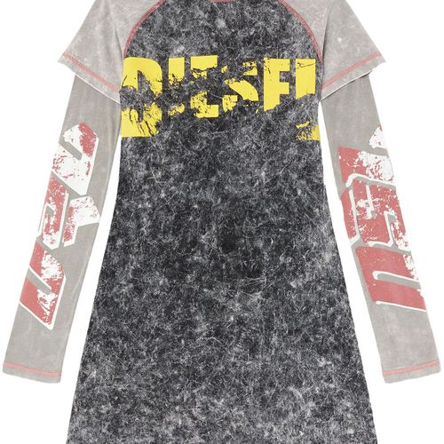 Diesel | layered mini dress - Grey | Realry Diesel | layered mini dress - Grey | Realry