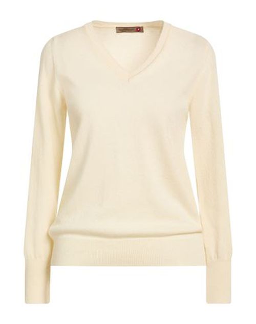 Woman Sweater Cream Size M Cashmere