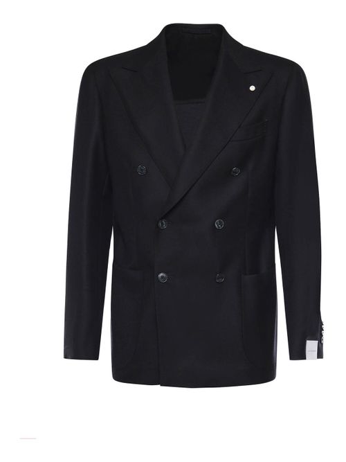 Double-Breasted Wool Blazer