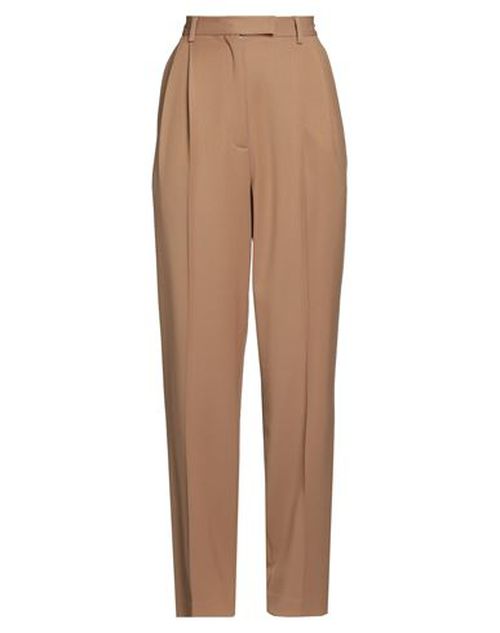 Woman Pants Camel Size 10 Polyester, Virgin Wool, Elastane