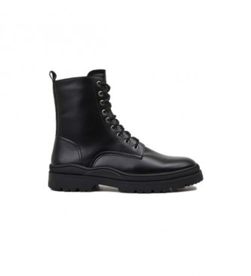 Pepe Jeans for man. PMS50227 Pista De Soda Ankle Boots Man black (45), 1 to 3 cm, Laces, Casual