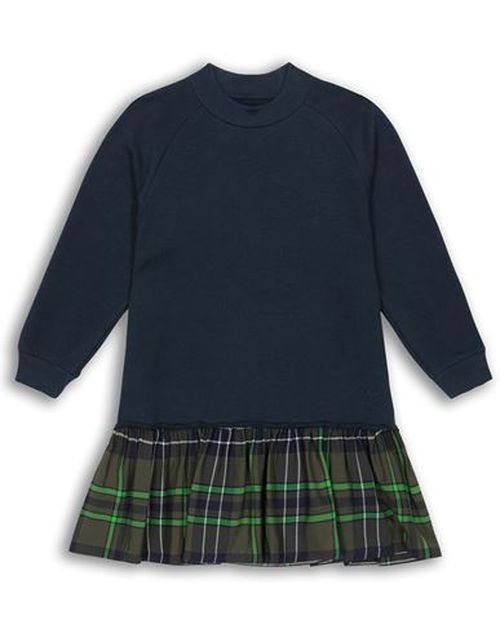 Kid Girl Kids' dress Midnight blue Size 4 Cotton, Elastane