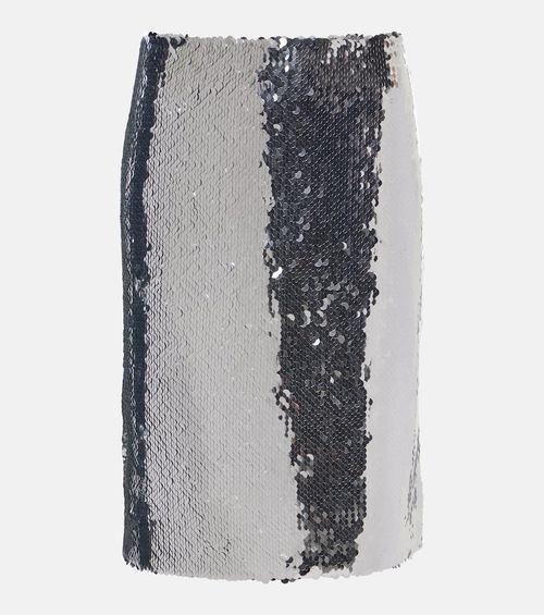 Sequined midi skirt