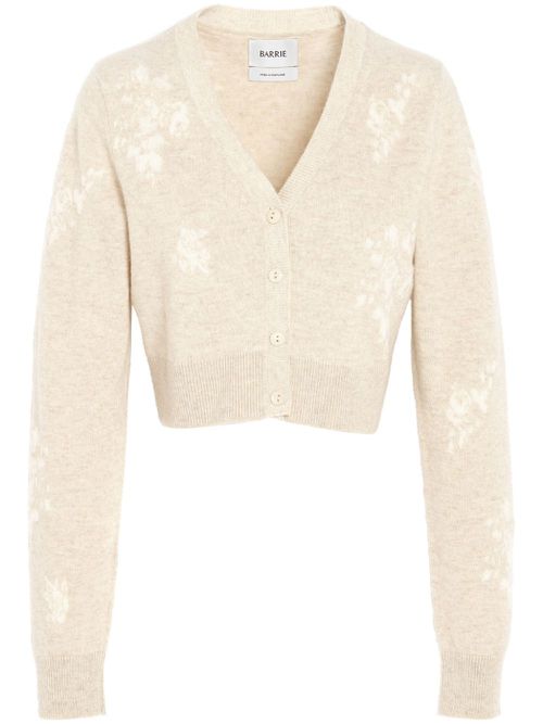 Floral cardigan - Neutrals