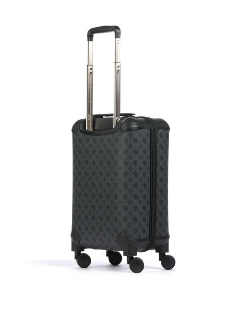 Monogram Polyurethane Suitcase — Charcoal