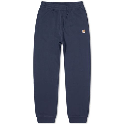 Men's Fox Head Patch Sweat Pants in Ink Blue, Size Small 