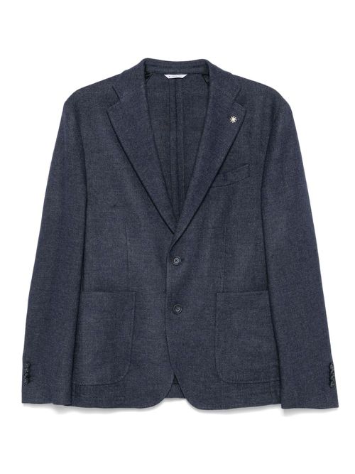 Single-breasted blazer - Blue