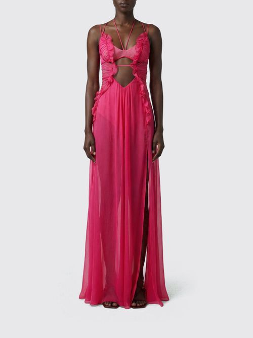 Dress Woman color Fuchsia