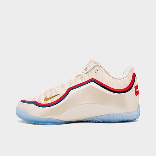Big Kids LeBron 23 Basketball Shoes in Pale Ivory/Metallic Gold/University Red