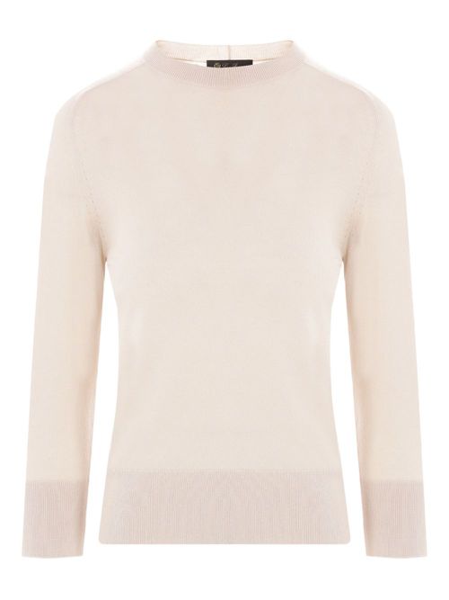Loro Piana long-sleeve jumper - Neutrals