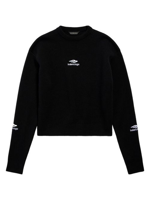 Black Ski Crewneck