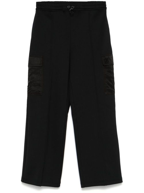 Toggle-fastening track pants - Black