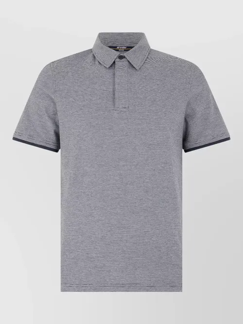 K-way - cotton polo shirt short sleeves casua