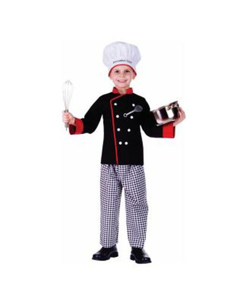 Executive Chef Costume Set Kids Girls Boys