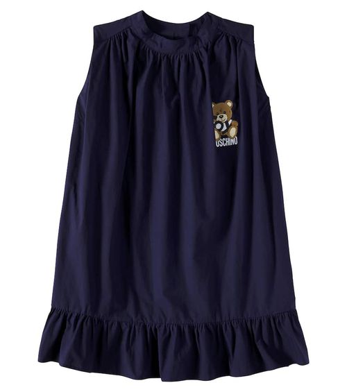 Moschino Kids Logo cotton dress