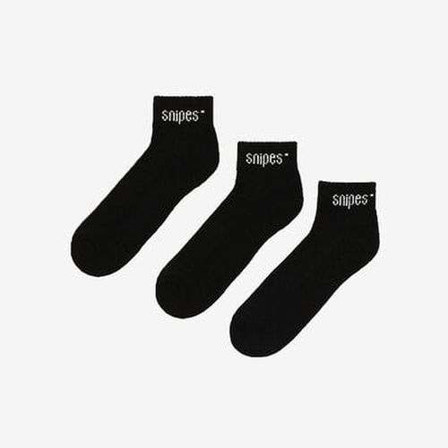 3-Pack Logo Ankle Socks in Black
