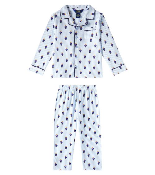 Polo Ralph Lauren Kids Polo Bear cotton pajamas