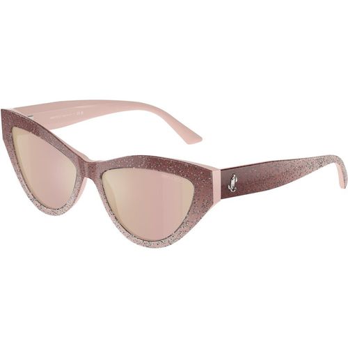 Jimmy Choo Woman Jimmy Choo JC5004 5047/Z Sunglasses Acetate Pink Pink Cat Eye Normal Mirror
