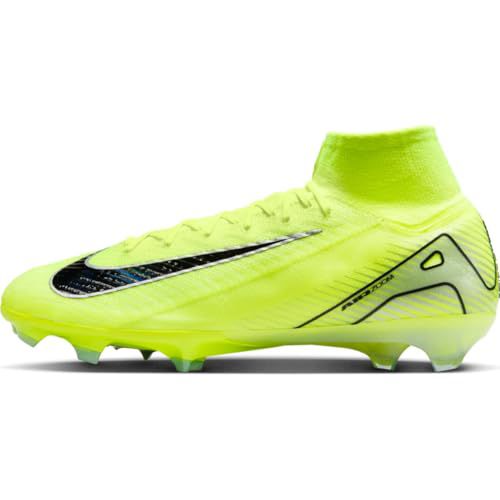 Nike Mercurial Superfly 10 Elite FG High-Top Soccer Cleats (FQ1454-700, Volt/Black)