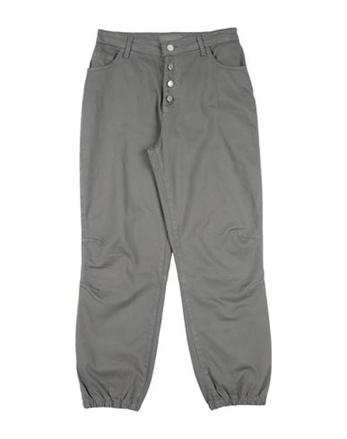 Kid Girl Pants Grey Size 16 Cotton, Elastane
