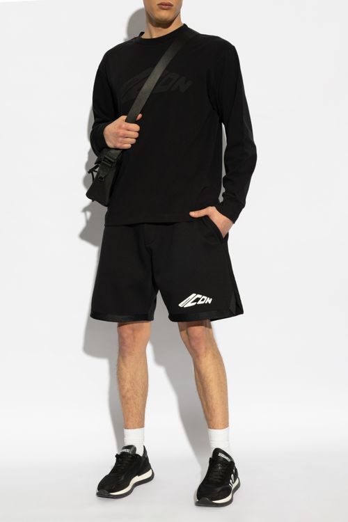 T-shirt With Logo, Men's, Black