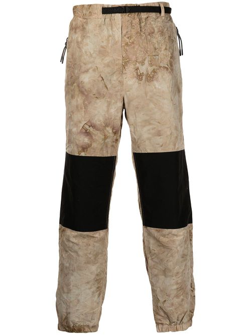 Colour-block track pants - Neutrals