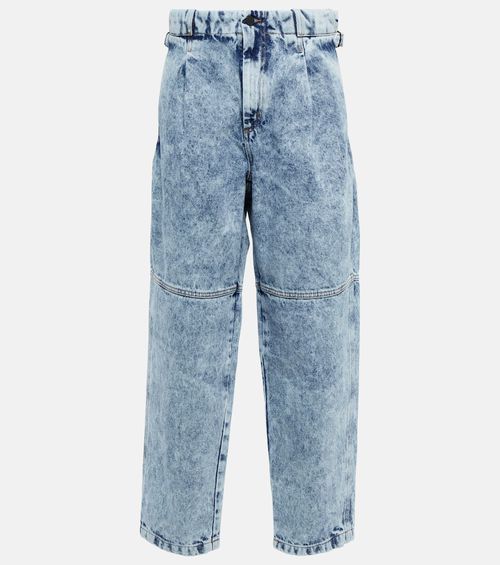 Shobak bleached straight jeans