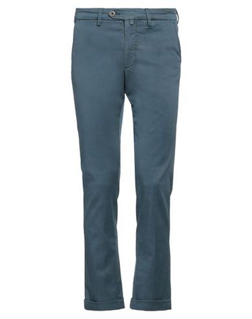 Man Pants Slate blue Size 30 Lyocell, Cotton, Elastane