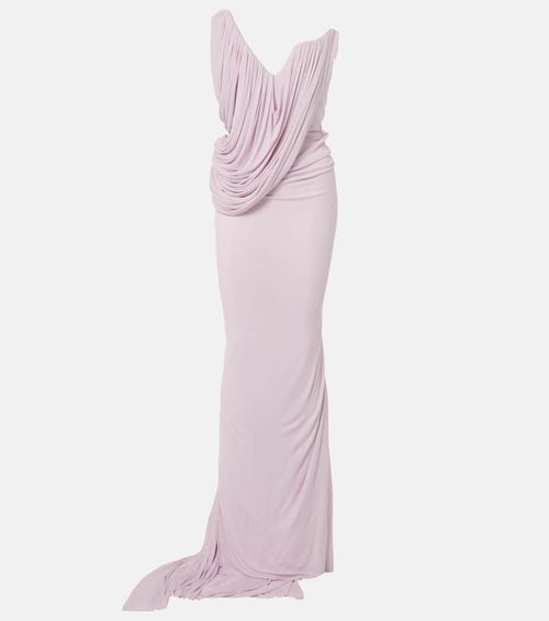 Systema gathered jersey gown