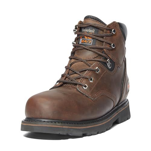Timberland PRO Men's Pit Boss 6 Inch Steel Safety Toe Industrial Work Boot