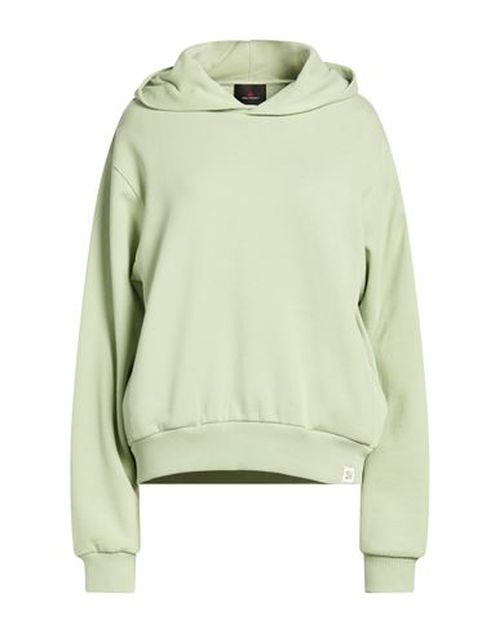 Woman Sweatshirt Light green Size S Cotton, Polyester