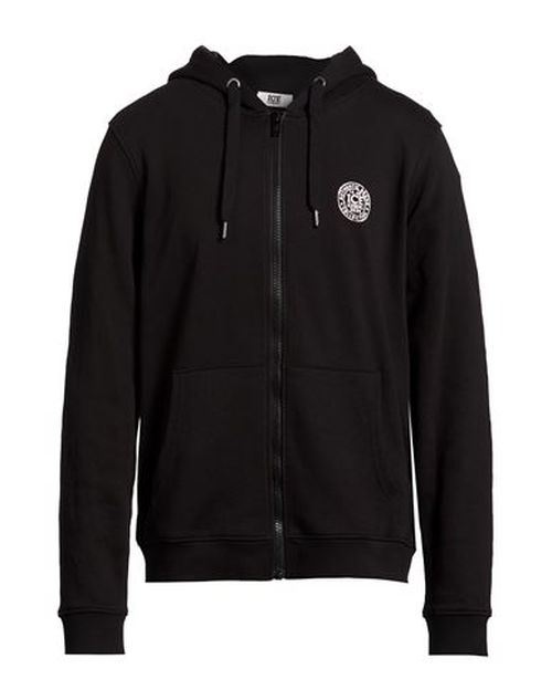 Man Sweatshirt Black Size XL Cotton