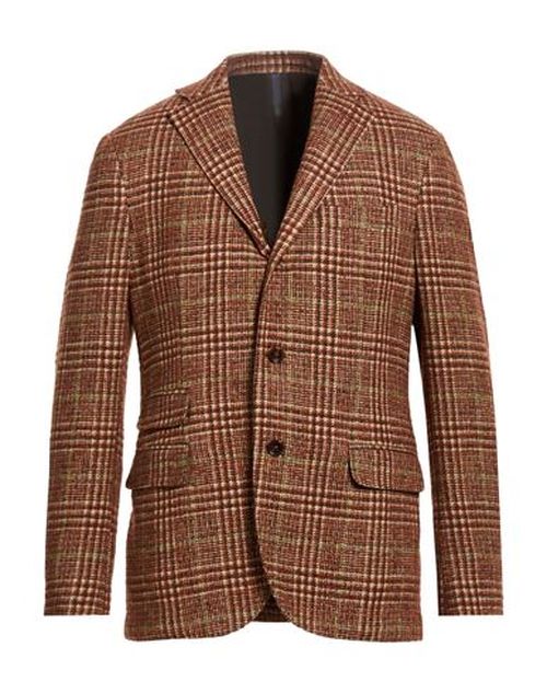 By Slowear Man Blazer Tan Size 38 Virgin Wool, Polyamide