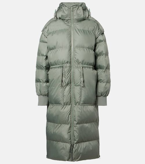 Hooded puffer coat