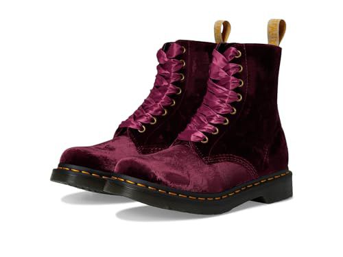 Dr. Martens Women's Vegan 1460 Pascal Velvet 8 Eye Boot Fashion