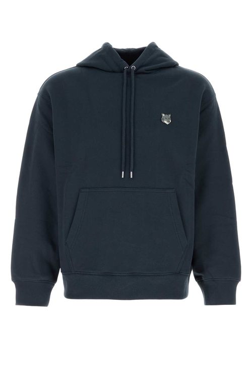 Dark Blue Cotton Sweatshirt