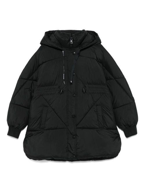 Quilted puffer jacket - Black