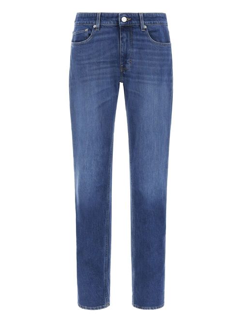 Roberto Cavalli logo-appliqué skinny-cut jeans - Blue