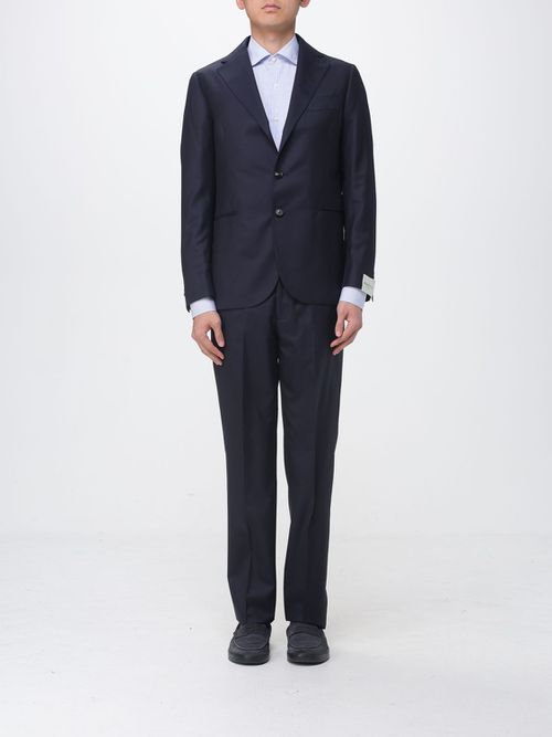 Suit Men color Navy