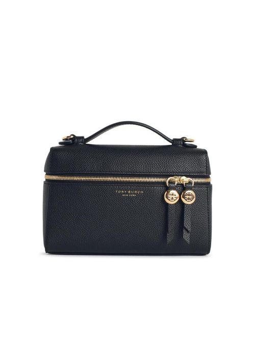 'Romy Slim Mini' Bag With Black Leather Top Handle