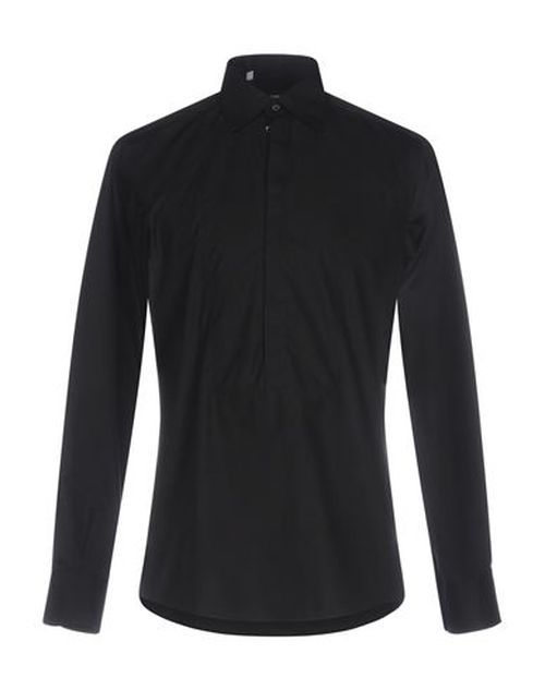 Man Shirt Black Size 15 Cotton