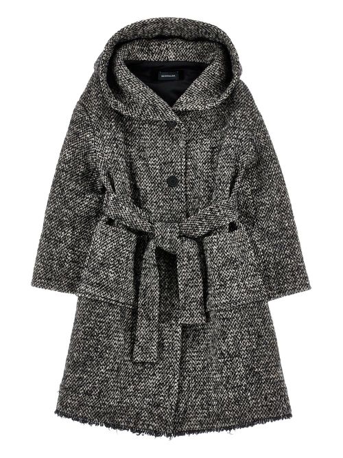 Hooded coat - Black