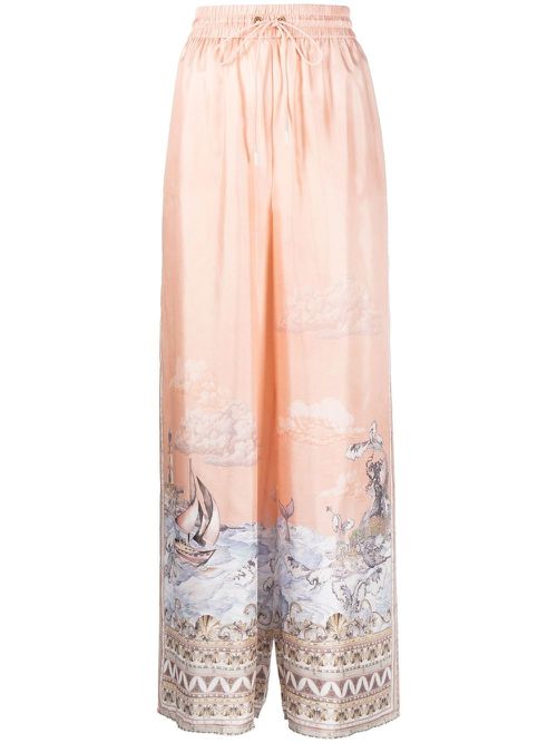 High Tide silk trousers - Pink