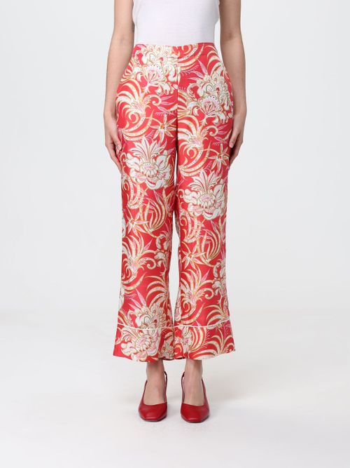 Pants Woman color Red