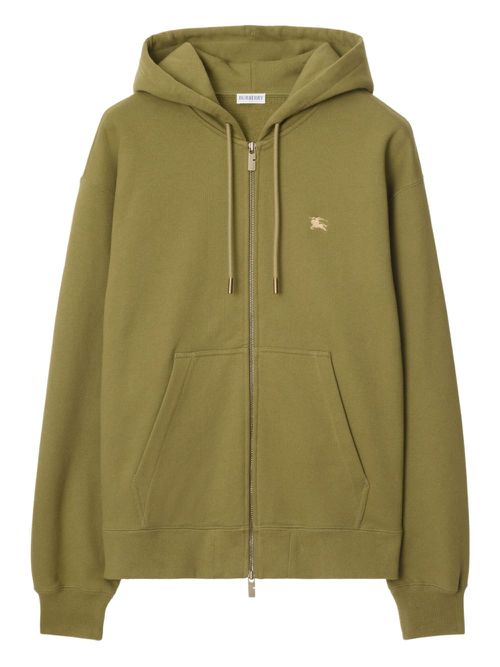 Burberry Cross Stitch EKD​ cotton hoodie - Green
