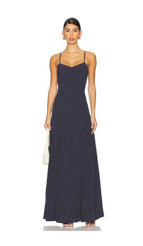 SNDYS MAXIKLEID CASSIA in Navy. Größe XS. Also in M, XL